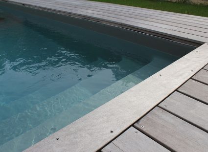 maison avec terrasse bois avec piscine