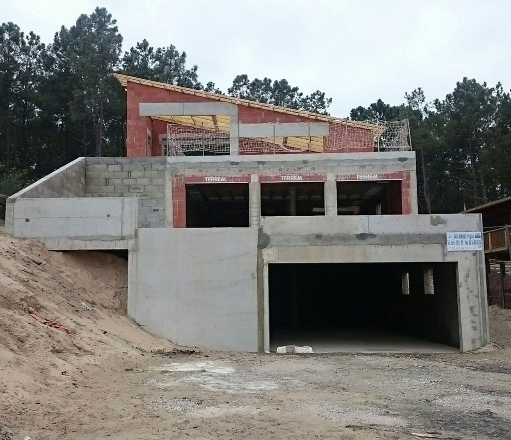 chantier IGC prémurs en béton