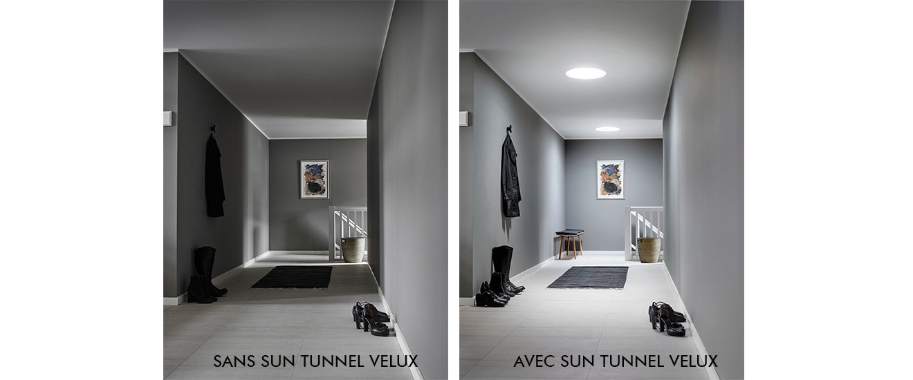 sun tunnel velux lumière