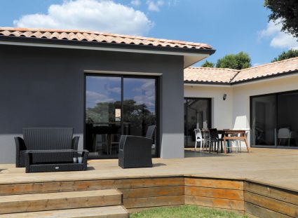 maison avec terrasse bois