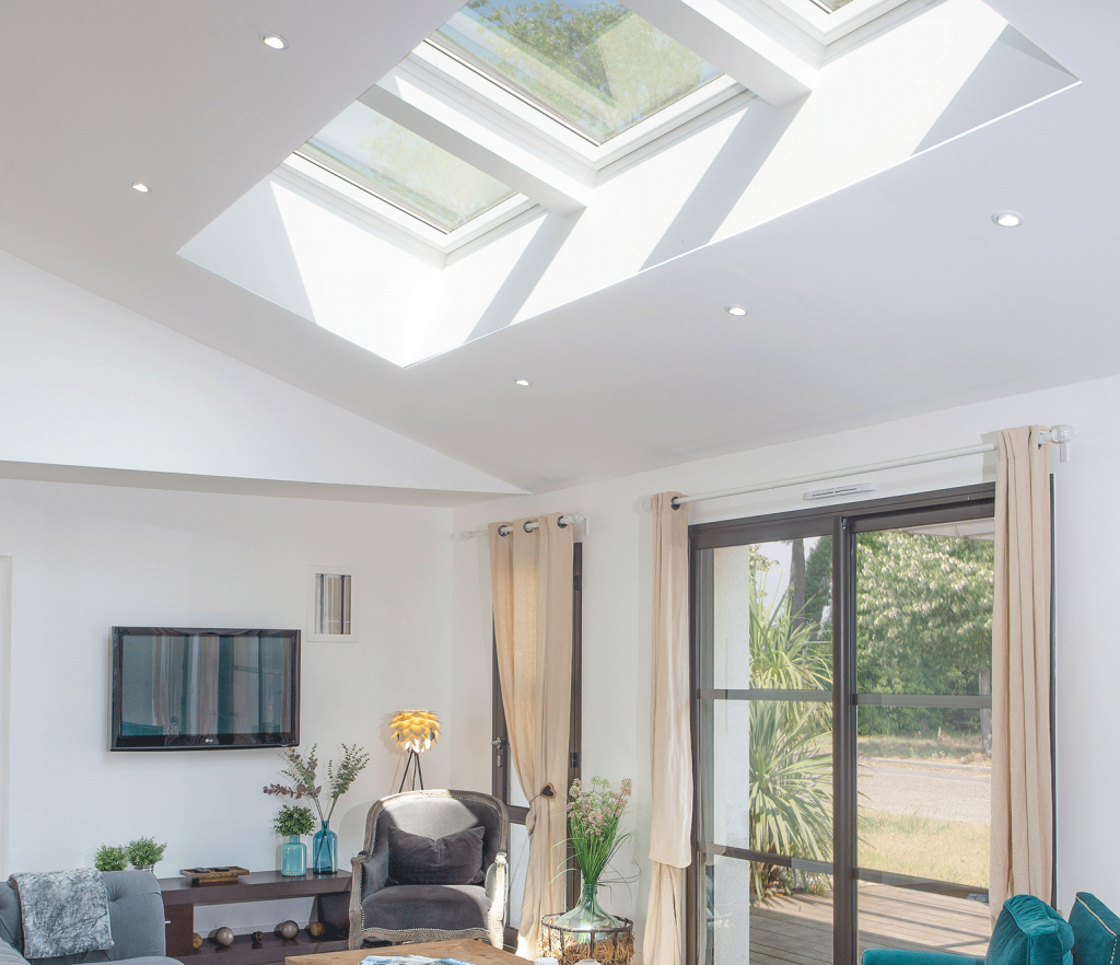triple velux maison lumineuse