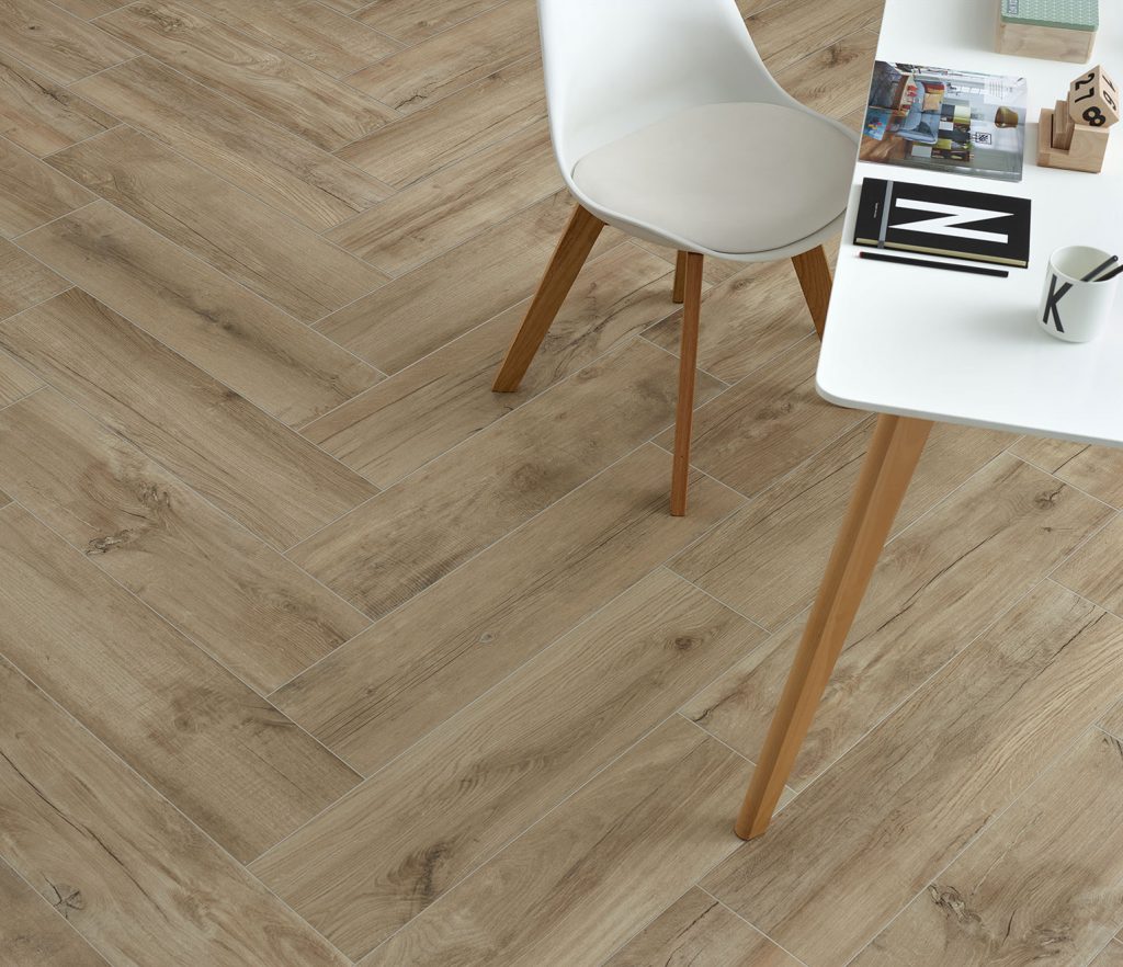 le carrelage effet bois