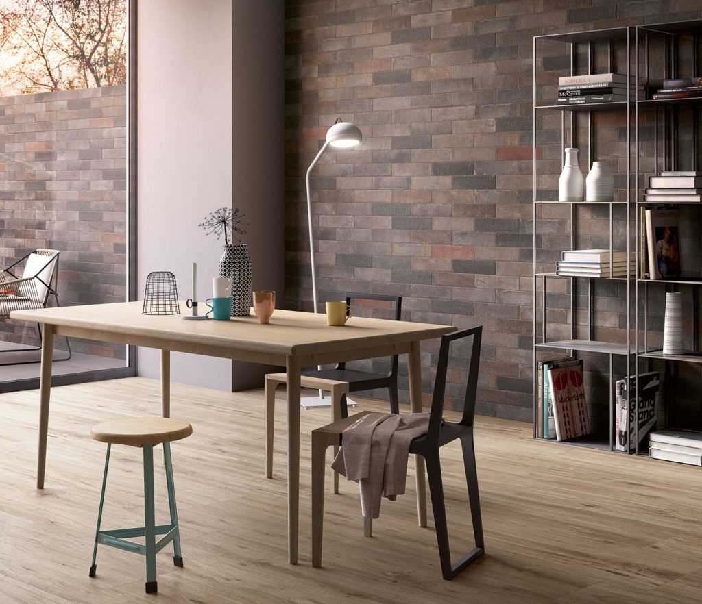 le carrelage effet brique