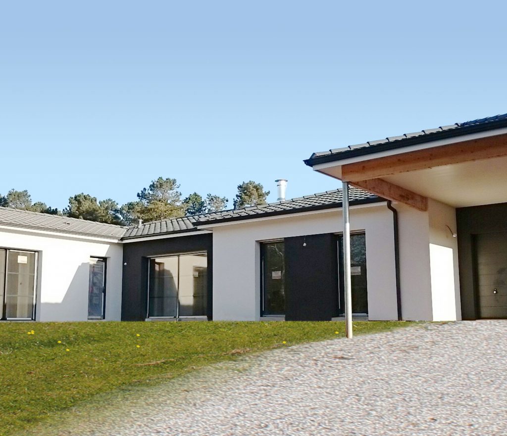 Le chantier d'une maison contemporaine IGC