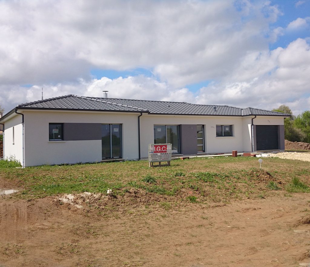 maison contemporaine plain pied