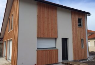 maison neuve bardage bois au bassin arcachon