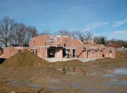 maison contemporaine maison aquitaine en construction