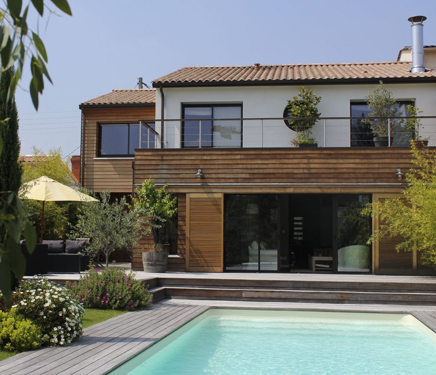 maison igc bardage extérieur carrée