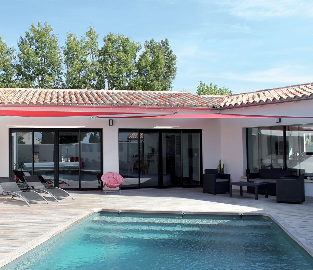 la maison plain pied avec piscine