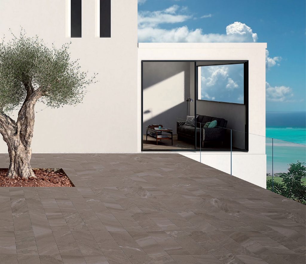 terrasse avec dalles sur plots