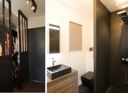 maison contemporaine avec dressing et salle d'eau