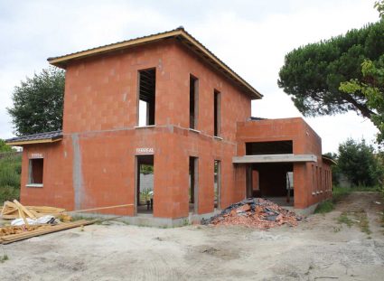 élévation des murs terminée