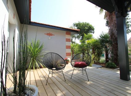 maison arcachon contemporaine belle terrasse en bois