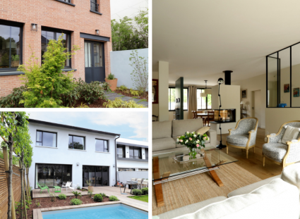 maison avec façade en brique Toulouse