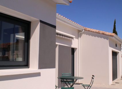 maison rétaise contemporaine terrasse