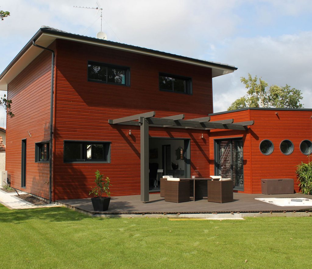 la villa contemporaine bois igc