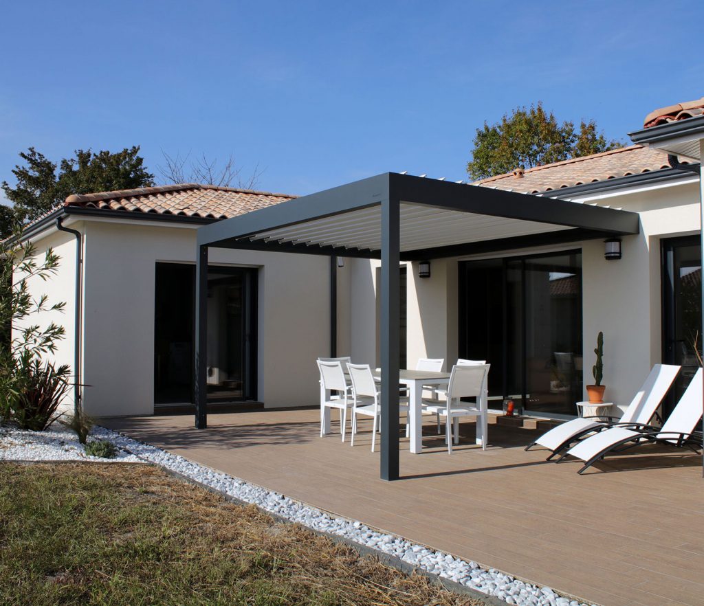 villa contemporaine pergola