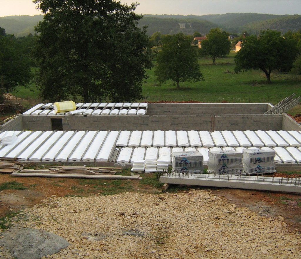 vide sanitaire construction sur terre plein