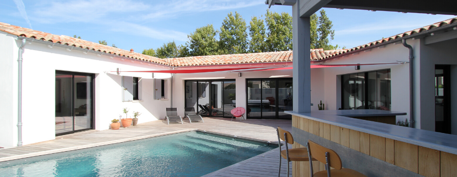 Maison en U à la Rochelle