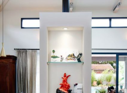 maison plain pied avec rangements proche cheminée