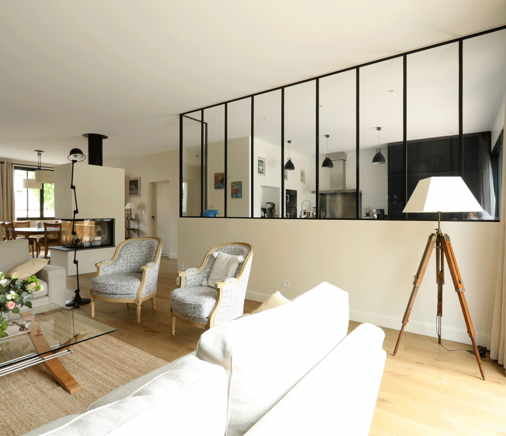 séjour avec verrière