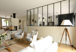 séjour avec verrière