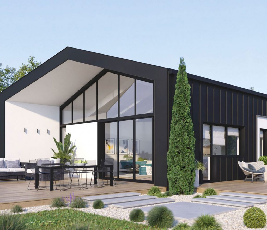 maison moderne modulable-façade extérieur