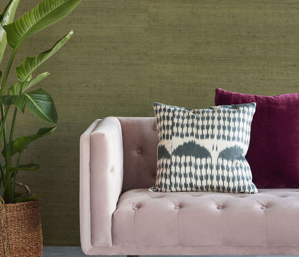 deco avec tissus au mur