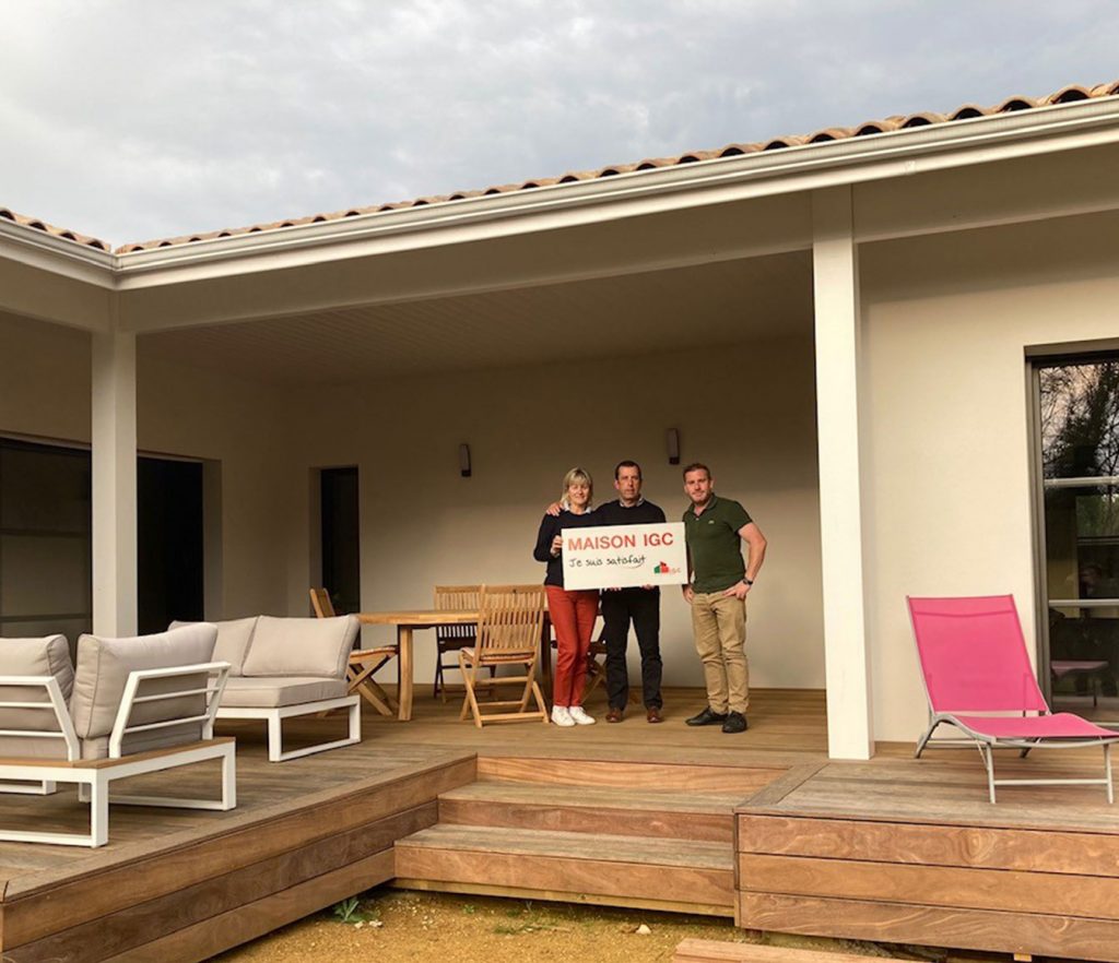 clients satisfaits maison contemporaine