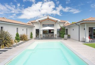 maison plain pied en V